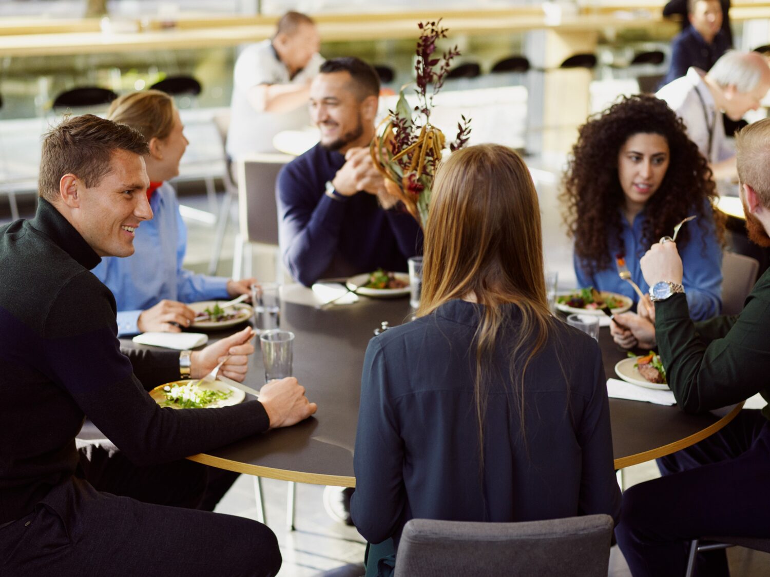 kontorfaciliteter - Lækker frokost i HUBNORDIC